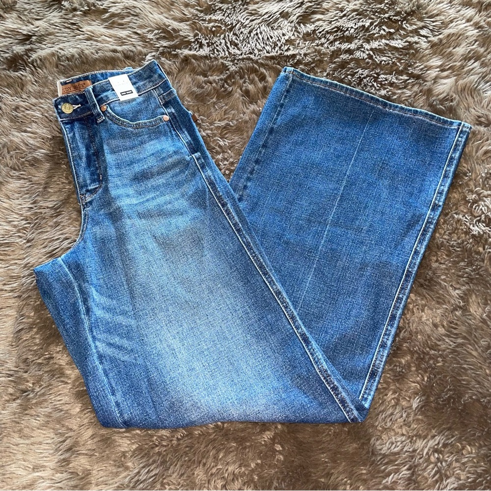 Judy Blue Women's Wide Leg Jeans - Classic Blue